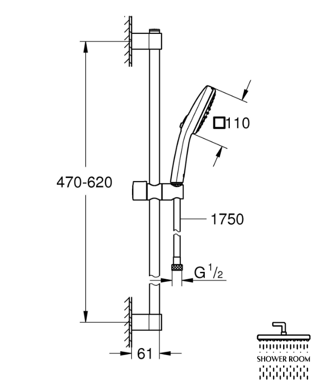 Набор смесителей 3 в 1 Grohe Cubeо (UA10174910181)