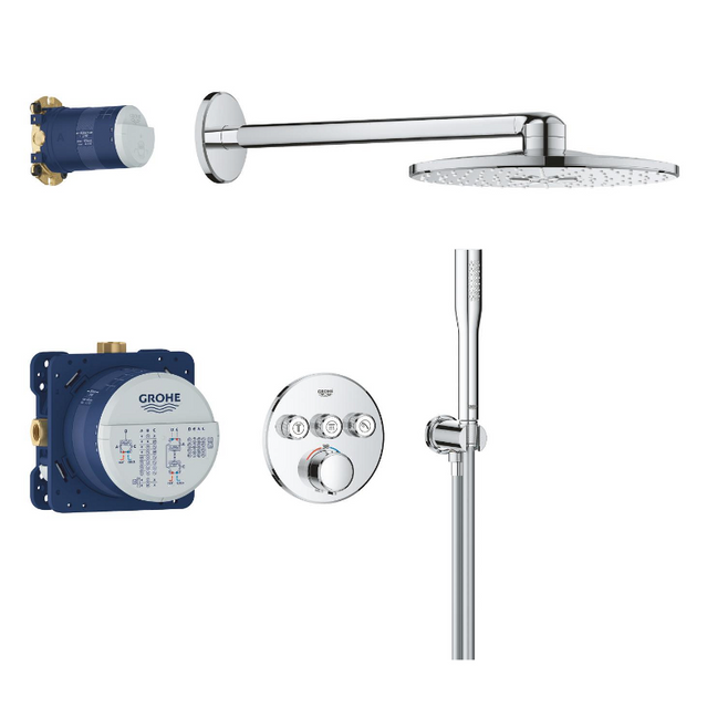 Душевая система скрытого монтажа Grohe QuickFix Precision SmartControl с Vitalio SmartActive 310 (34874000)