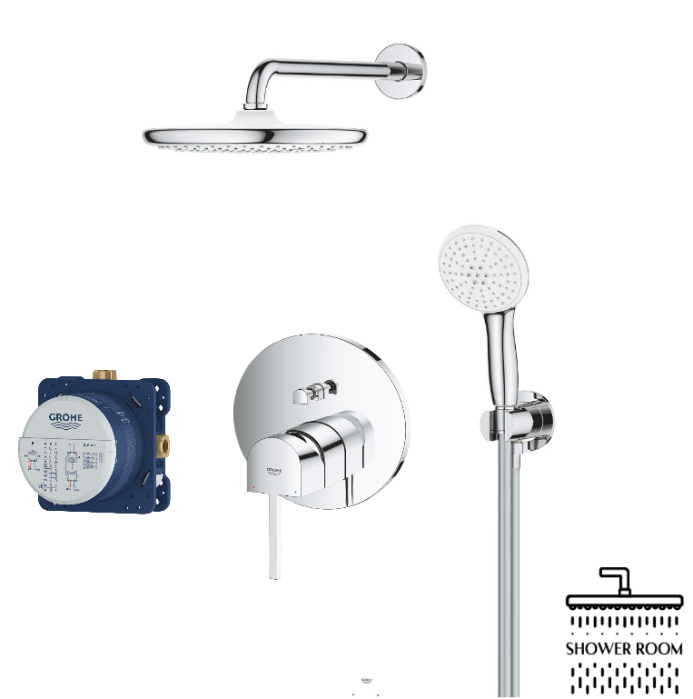 Душова система Grohe Plus прихованого монтажу з Tempesta 250 (UA240600603)