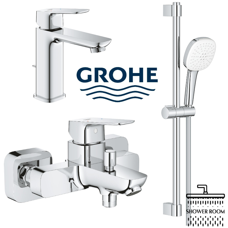 Набор смесителей 3 в 1 Grohe Cubeо (UA10174910181)