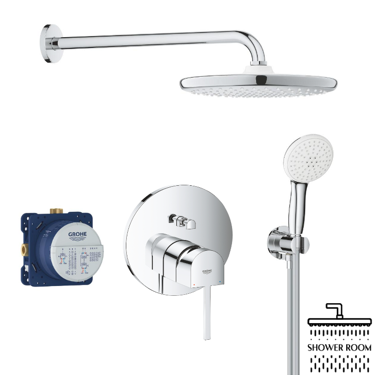 Душова система Grohe Plus прихованого монтажу з Tempesta 250 (UA240600603)