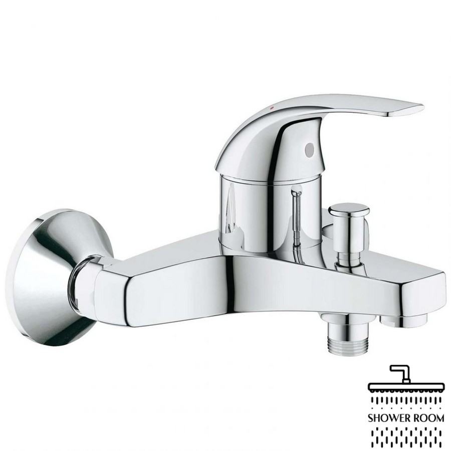 Змішувач для ванни Grohe BauCurve, хром (23599000)