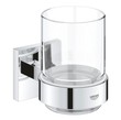 Стакан стеклянный с держателем Grohe QuickFix Start Cube (41097000)