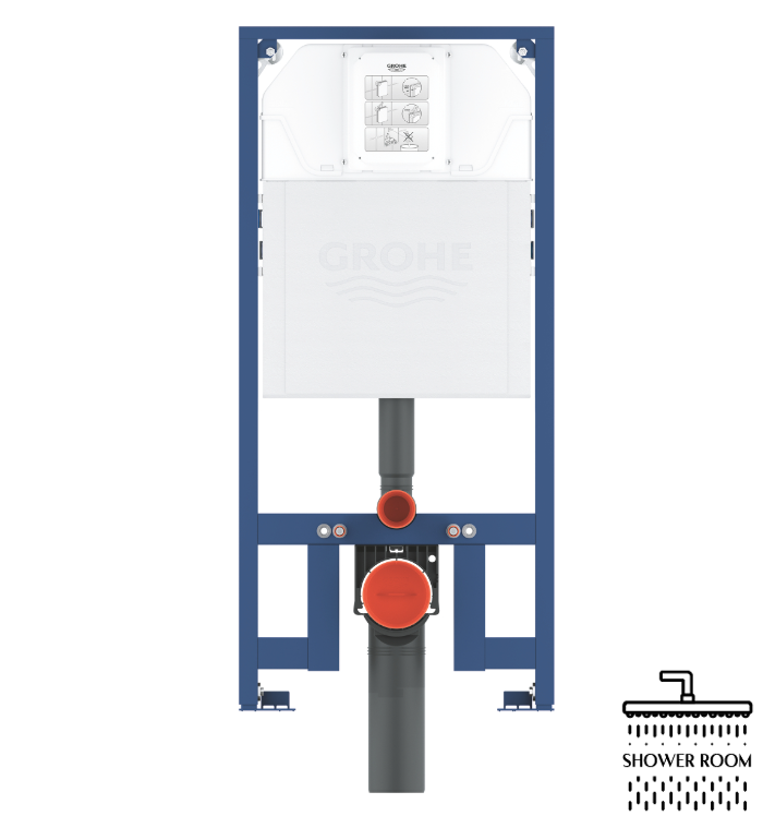 Інсталяція для унітазу Grohe Rapid SL SLIM, монтажна висота 1.13 м (39687000)