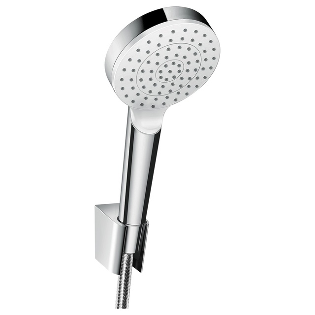 Душовий набір 1,60 м, HANSGROHE Crometta 1jet 26567400, білий/хром