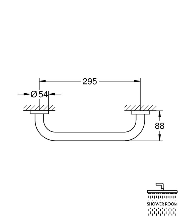 Поручень для ванны Grohe QuickFix Start (41189000)