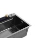 Кухонна мийка Kroner Schwarze - SET7546HM PVD (3/0.7 мм) з змішувачем для фільтрованої води
