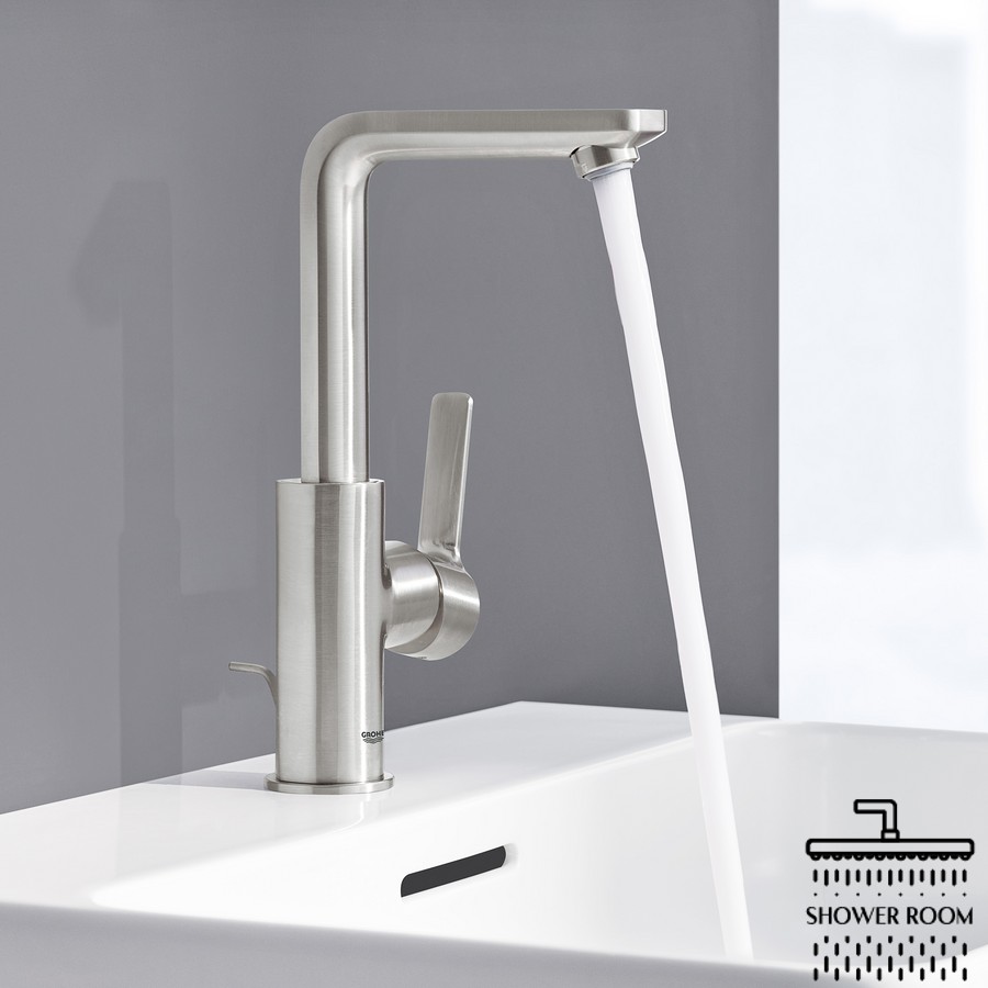 Змішувач для умивальника Grohe Lineare New, хром (23296001)