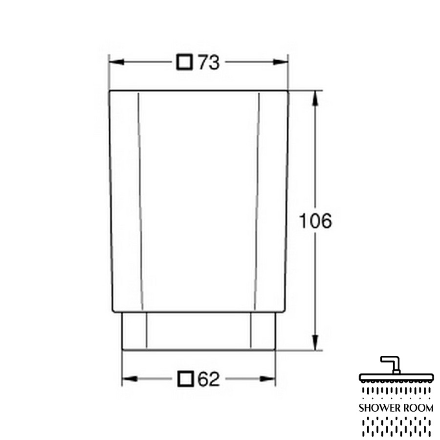 Стакан Grohe Selection Cube 40783000