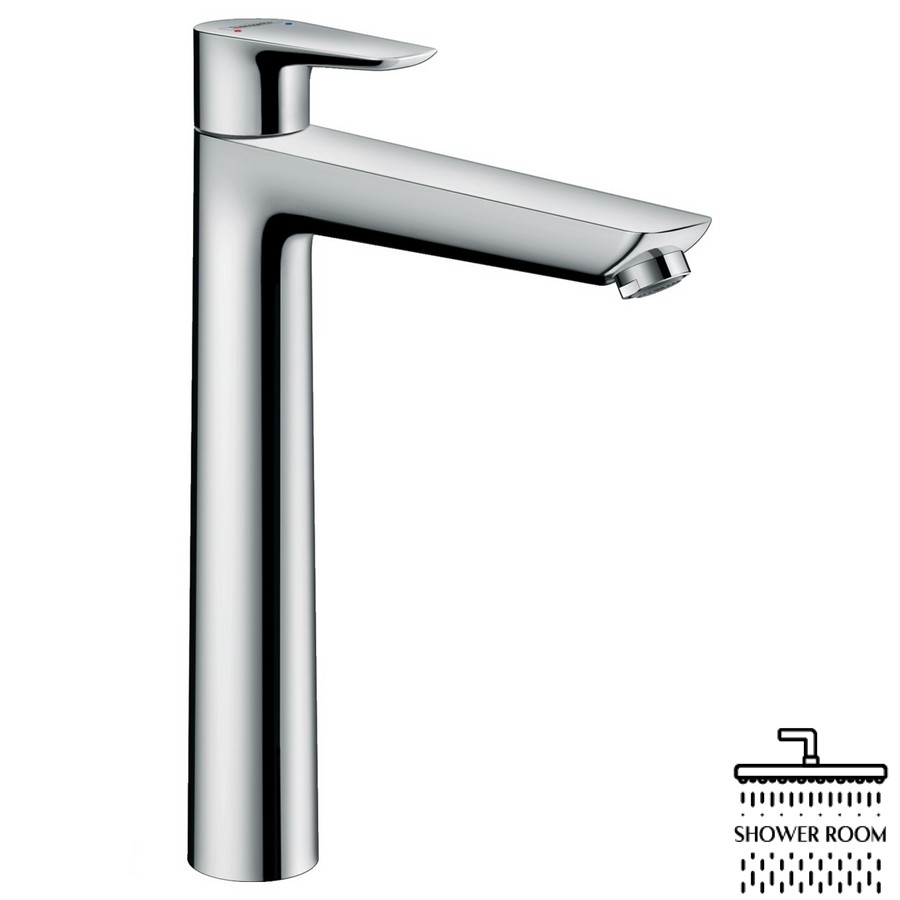 Смеситель для раковины однорычажный, HANSGROHE Talis E 71716000, хром