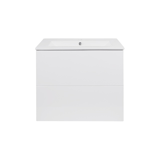 Комплект Qtap Tern 600х580х437 White тумба підвісна + раковина урізна QT1772TPL6013060CW