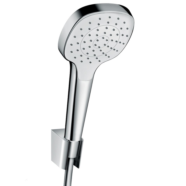 Душовий набір Porter Set 1,60 м, HANSGROHE Croma Select E 1jet 26412400, білий/хром