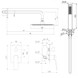 Душова система прихованого монтажу VOLLE SOLO 1510.031401, хром