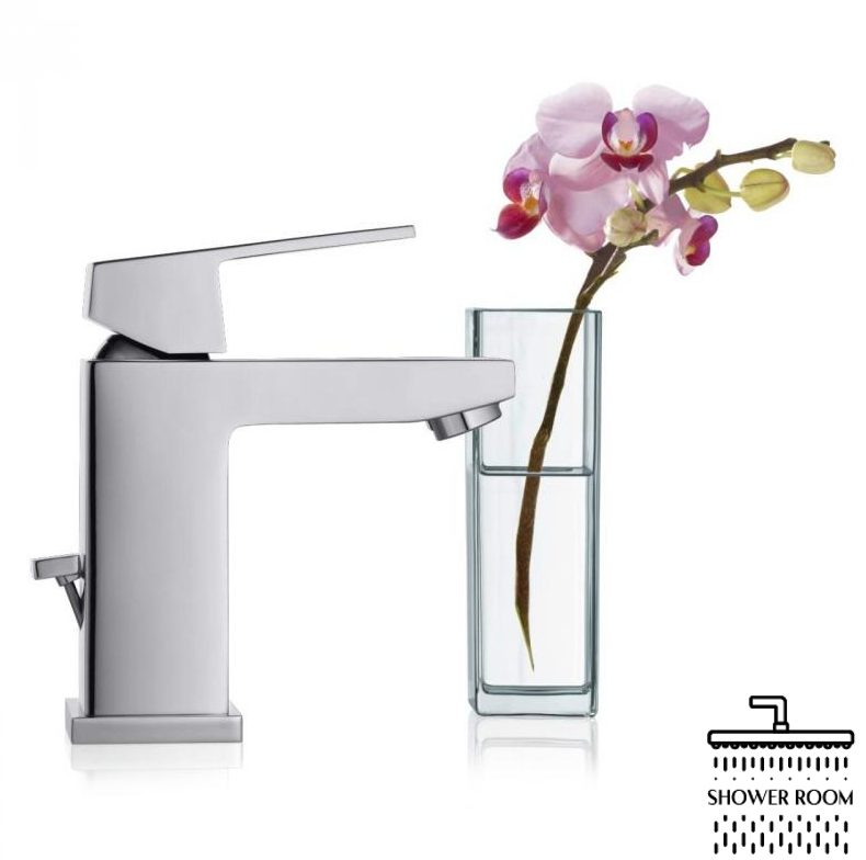 Смеситель для умывальника Grohe Eurocube M-Size 23445000, с донным клапаном