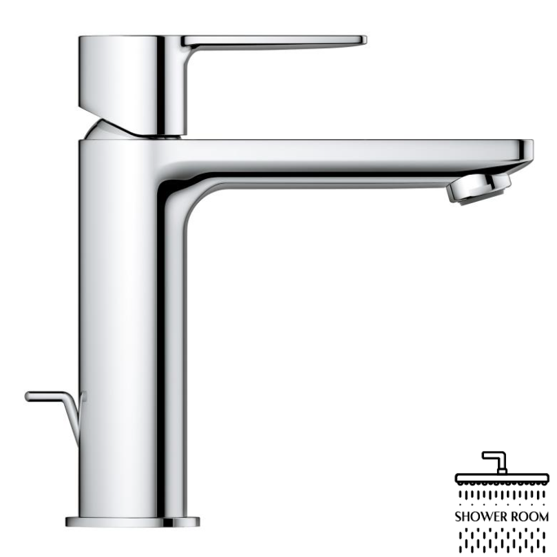 Змішувач для раковини одноважільний Grohe Lineare S-Size (32114001)