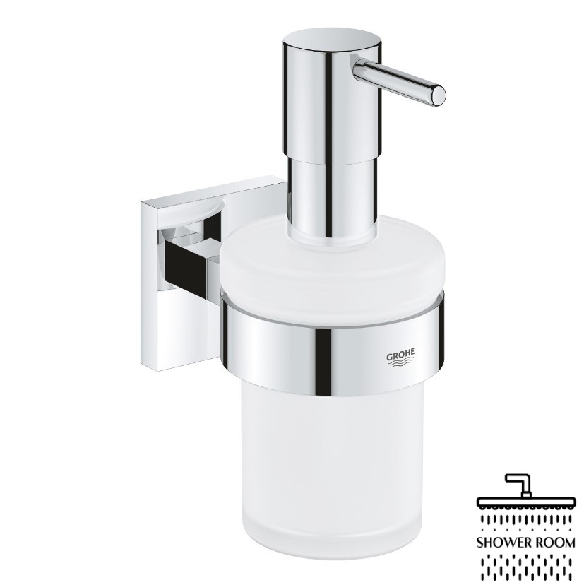 Дозатор для рідкого мила з тримачем Grohe QuickFix Start Cube (41098000)