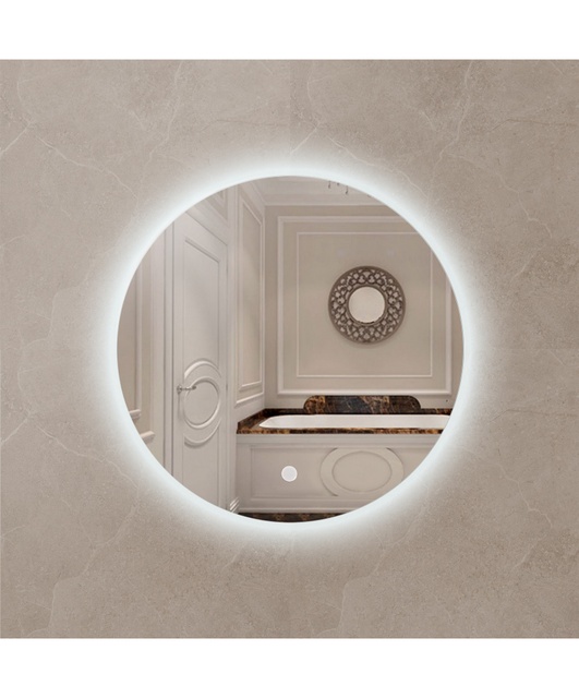 Зеркало круглое с LED подсветкой Мойдодыр Eclipse 60x60 S с сенсором