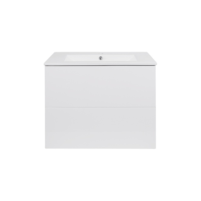 Комплект Qtap Tern 700х580х437 White тумба підвісна + раковина урізна QT1772TPL7013070CW