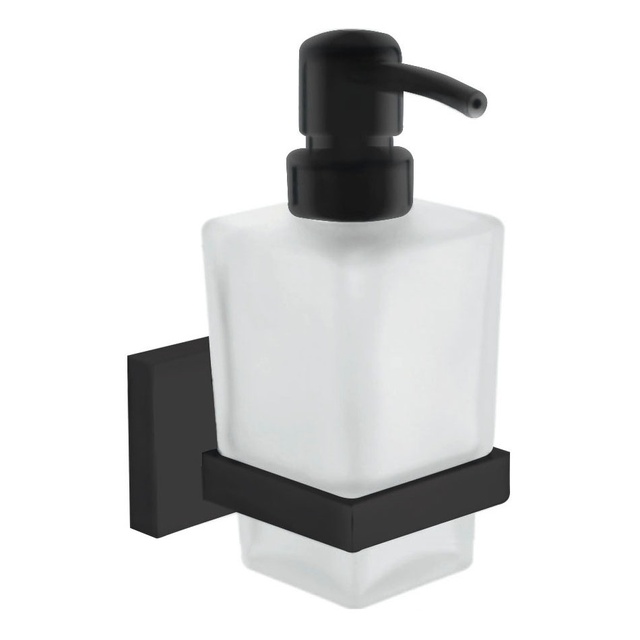 Дозатор для жидкого мыла квадратный, VOLLE CUADRO 2536.230104, de la noche, черный