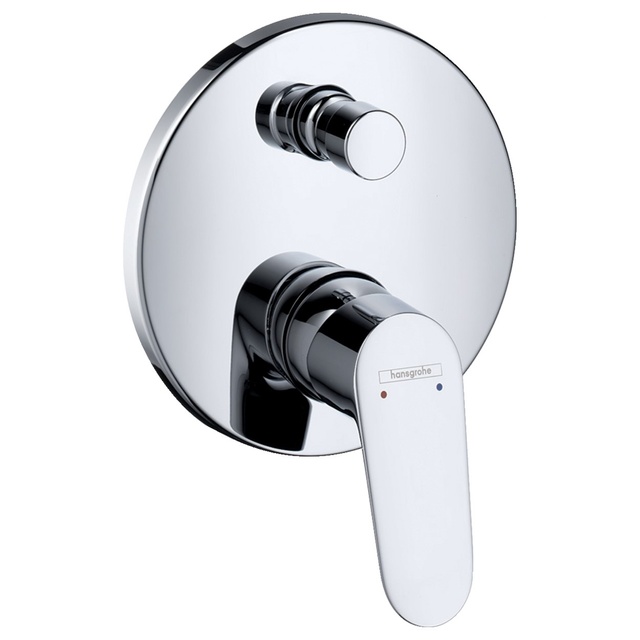 Змішувач для ванни прихованого монтажу на 2 споживача, HANSGROHE Focus 31945000, хром