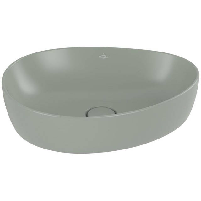 Умивальник на стільницю Villeroy&Boch Antao 51х40см, Ceramic Plus, Morning Green (4A7351R8)