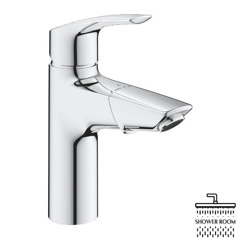 Смеситель однорычажный с выдвижным изливом для раковины Grohe Eurosmart New (23976003)