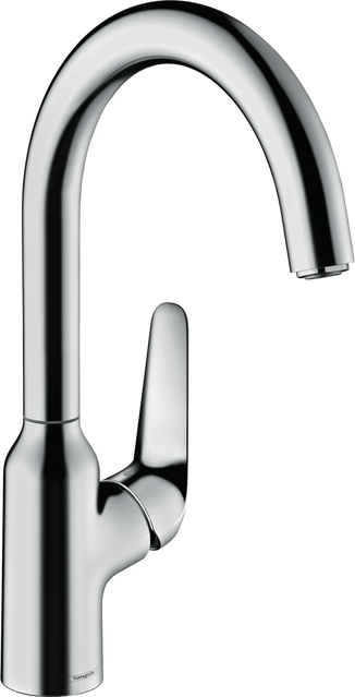 Змішувач для кухні, одноважильний, HANSGROHE Focus M42 71802000, хром