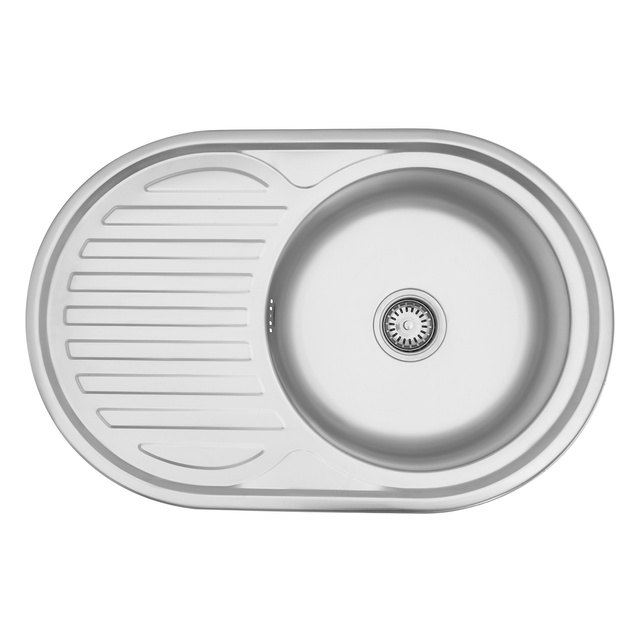 Кухонна мийка з нержавіючої сталі Kroner KRP Satin-7750