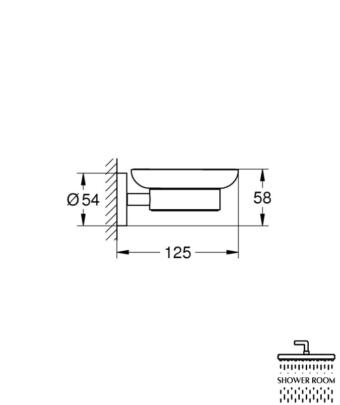 Мыльница с держателем Grohe QuickFix Start (411932430)