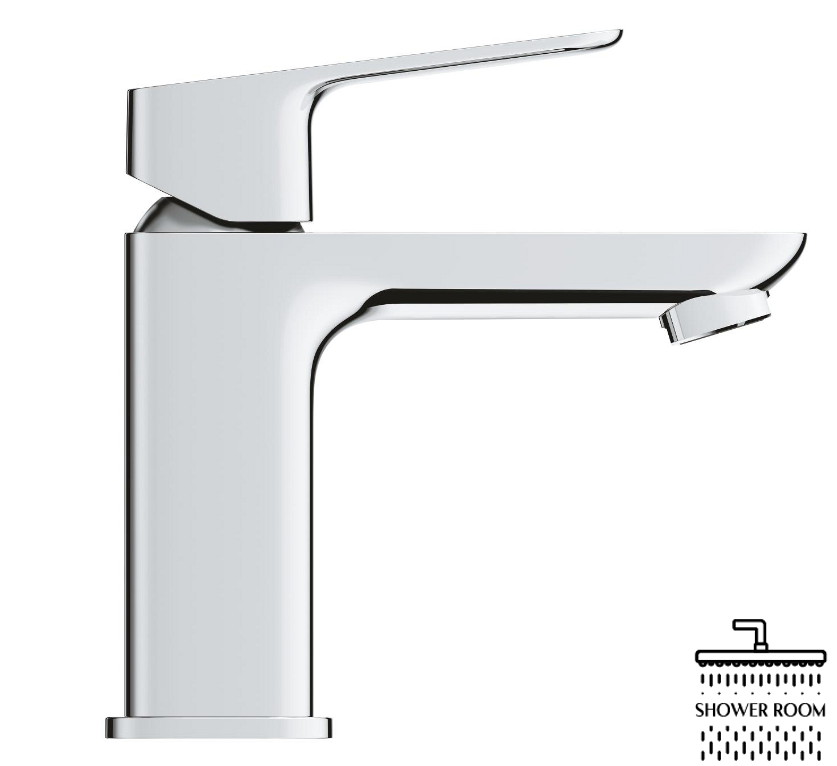 Смеситель для раковины Grohe Cubeo однорычажный S-размера (1016990000)