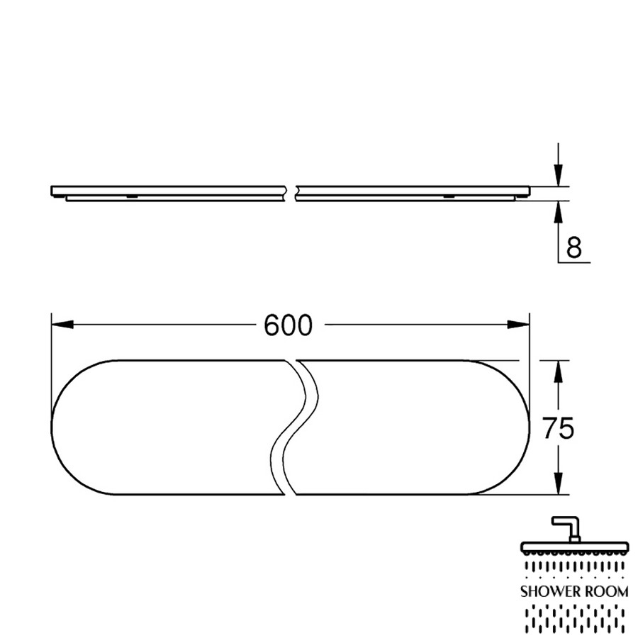 Полиця Grohe Selection 41057000