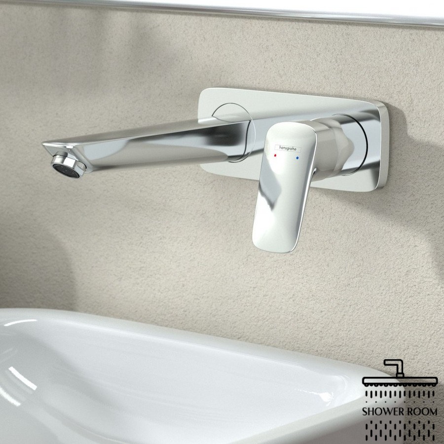 Змішувач для раковини, одноважильний прихованого монтажу HANSGROHE Logis 71220000, хром