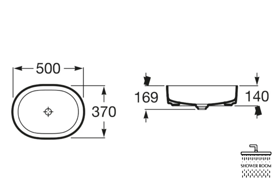 Раковина Roca Inspira Round 50 см (A327520000)