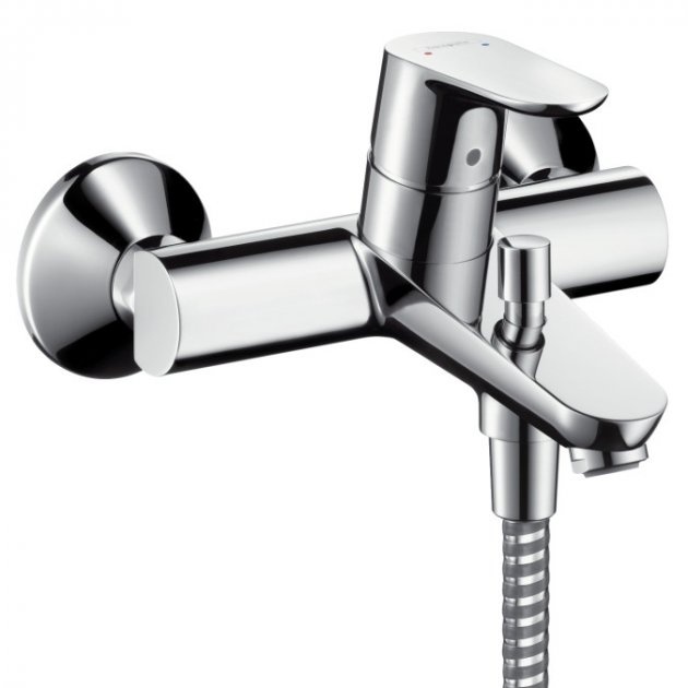 Змішувач для ванни одноважільний, HANSGROHE Focus 31940000, хром