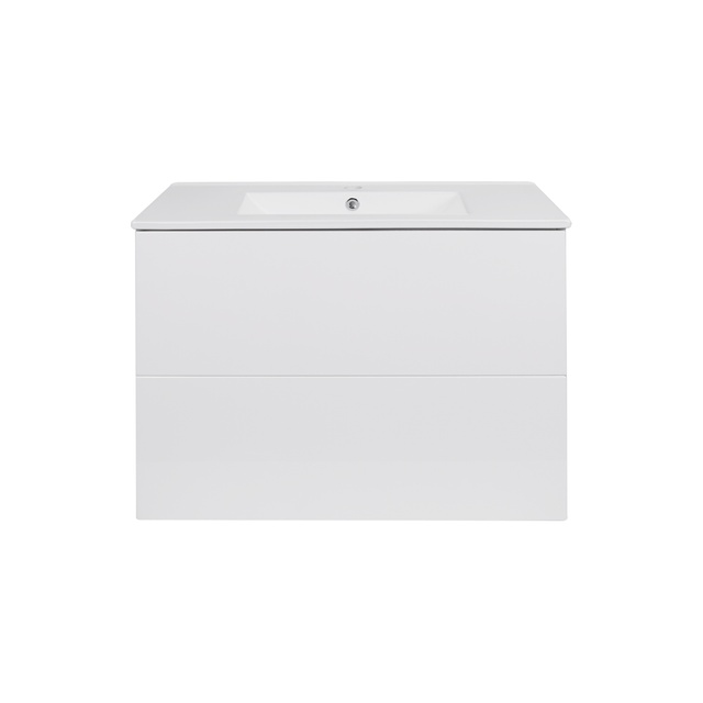 Комплект Qtap Tern 800х580х437 White тумба підвісна + раковина урізна QT1772TPL8013080CW