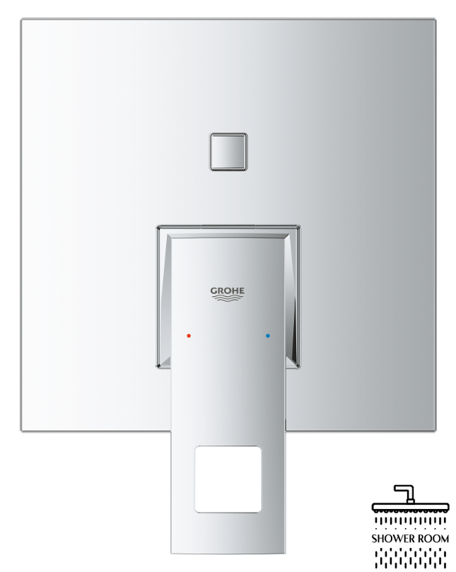 Душова система Grohe Eurocube прихованого монтажу з Tempesta Cube 110 UA25289000