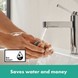 Змішувач для раковини 110, HANSGROHE FINORIS 76020000, хром