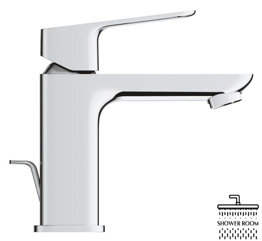 Смеситель для раковины Grohe Cubeo однорычажный S-размера (1016940000)