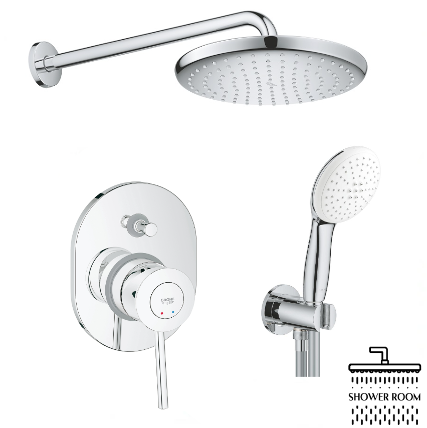 Душова система прихованого монтажа Grohe BauClassic 26668000_29047000_32963000_26406003