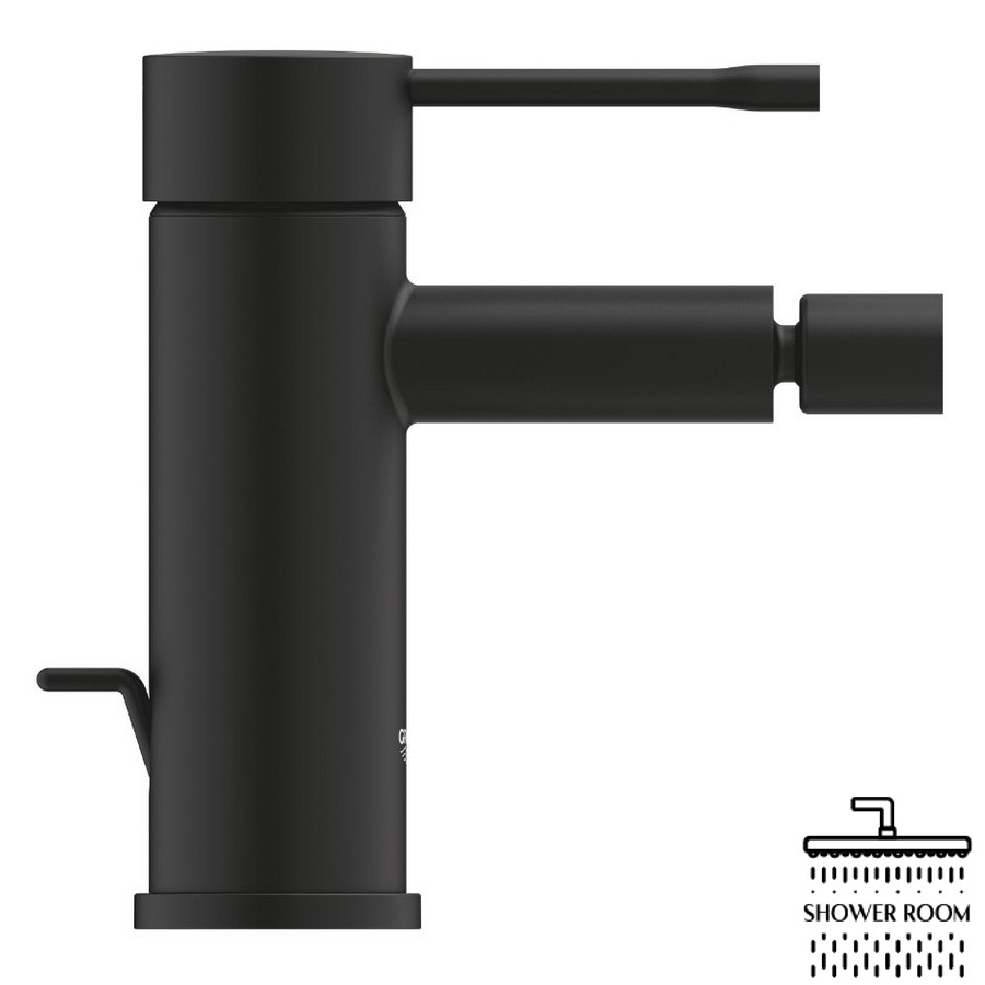 Змішувач для біде Grohe Essence New S-Size, чорний матовий (24395KF1)