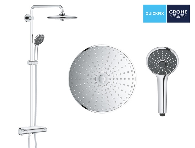 Душова система з термостатом для душа Grohe QuickFix Vitalio Joy Shower System 26403001