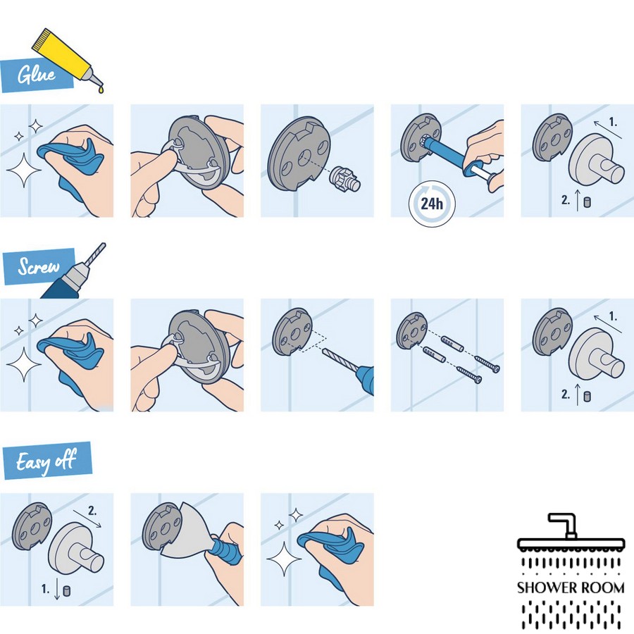 Тримач для рушника Grohe QuickFix Start 41174000