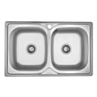 Кухонна мийка з нержавіючої сталі Kroner KRP Satin-5080Z