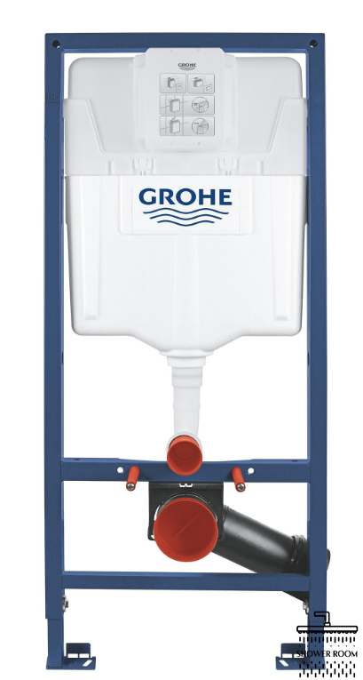 Комплект інсталяції Grohe Rapid SL 3-в-1 для унітазу, 1.13 м висота (38772SH0), білий альпійський