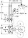 Душова система Grohe Tempesta Cosmopolitan 27922001