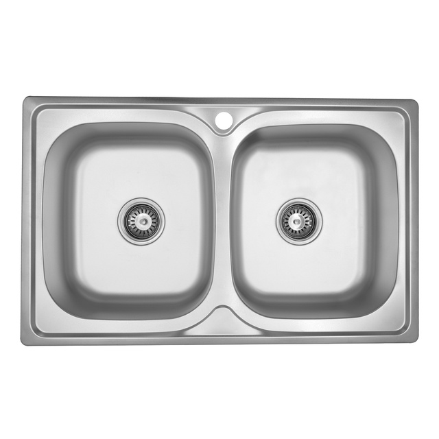 Кухонна мийка з нержавіючої сталі Kroner KRP Satin-5080Z