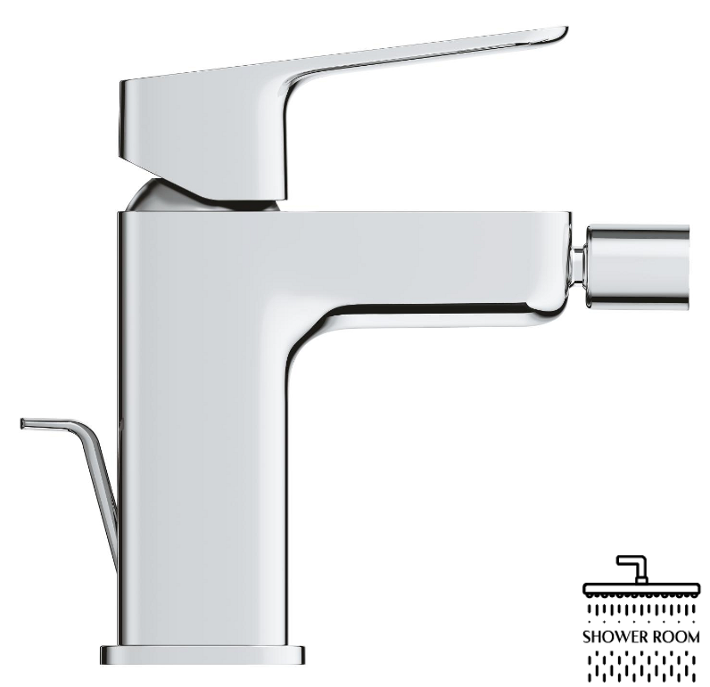 Змішувач для біде Grohe Cubeo одноважільний S-розміру (1018100000)