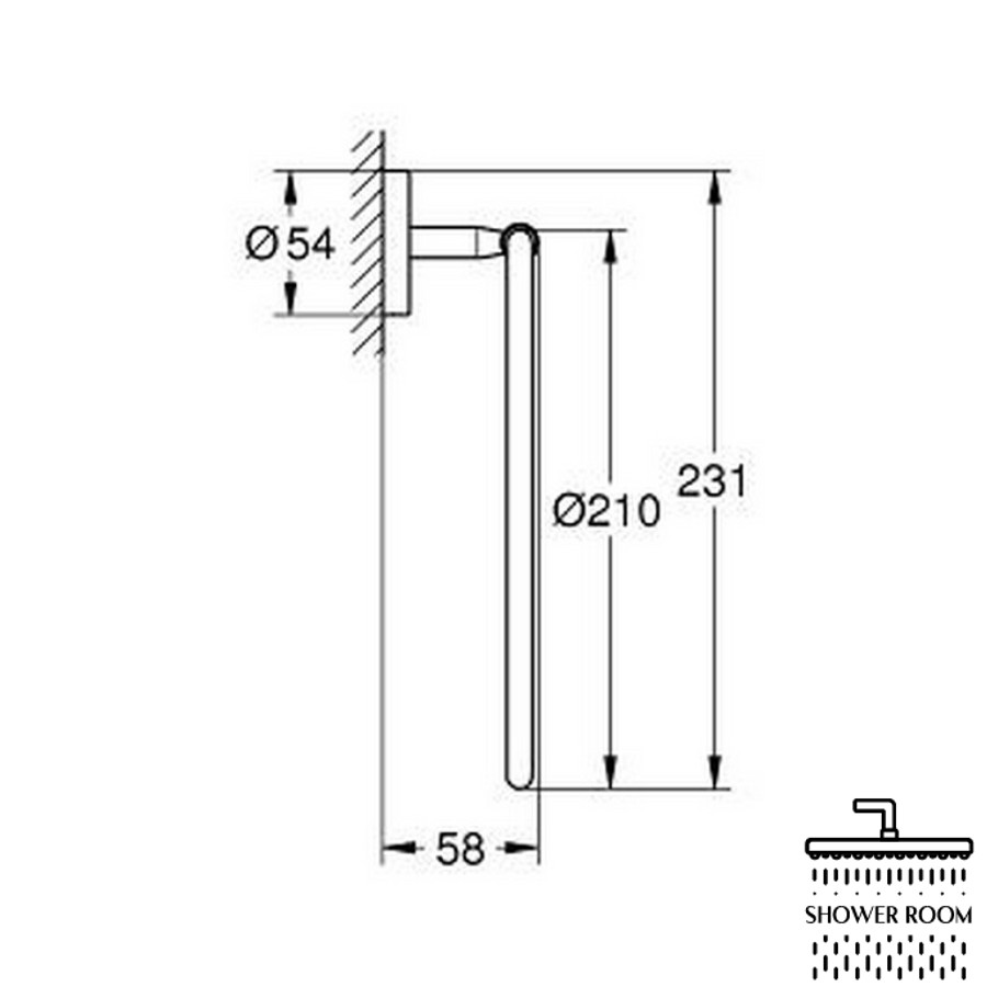 Полотенцедержатель Grohe BauCosmopolitan 40460001