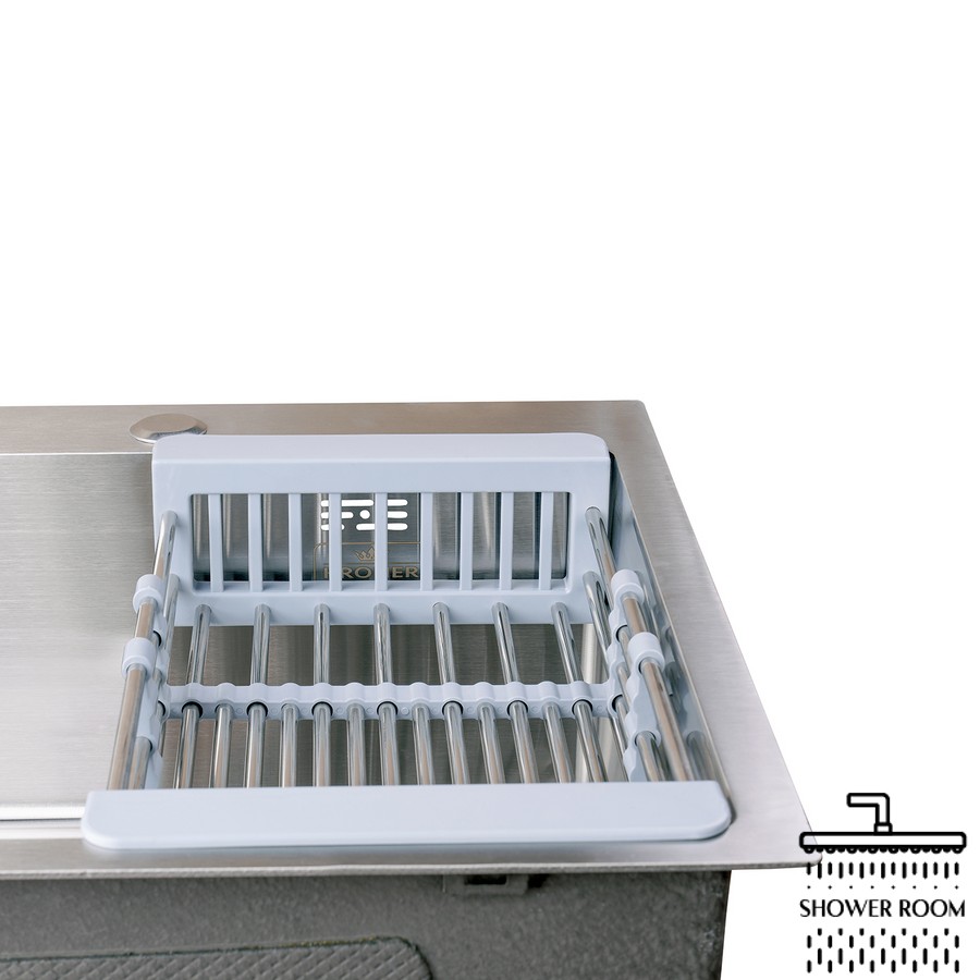Кухонна мийка з нержавіючої сталі Kroner KRP Gebürstet-5050HM