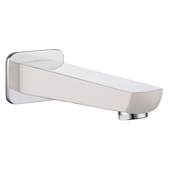 Вилив для змішувача прихованого монтажу для ванни, Imprese BRECLAV VR-11245W хром/білий